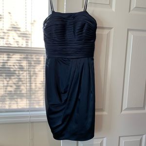 Navy Bill Levkoff Bridesmaid dress🤩